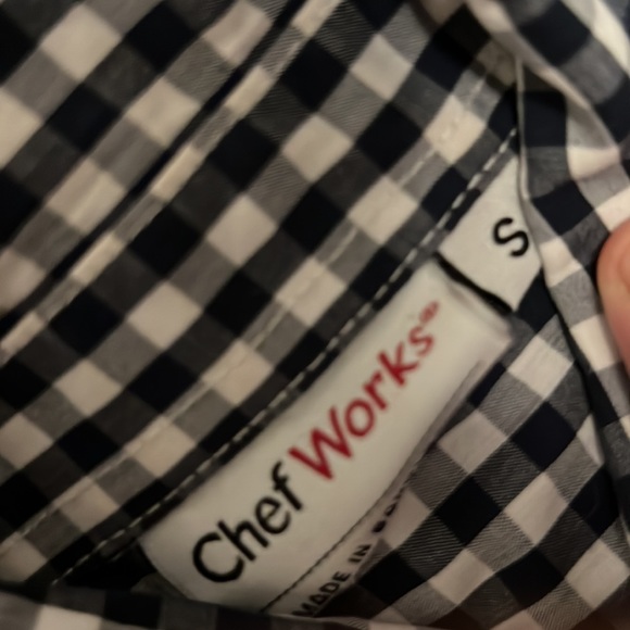 Chef Works size small dress shirt. Great condition. - Picture 2 of 2